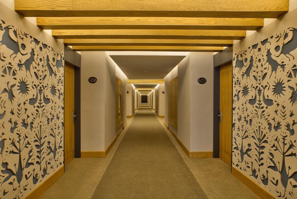 อาเซียนดา คูริกา บาย บริซัส Hotel เกเรตาโร ภายนอก รูปภาพ A corridor at the hotel
